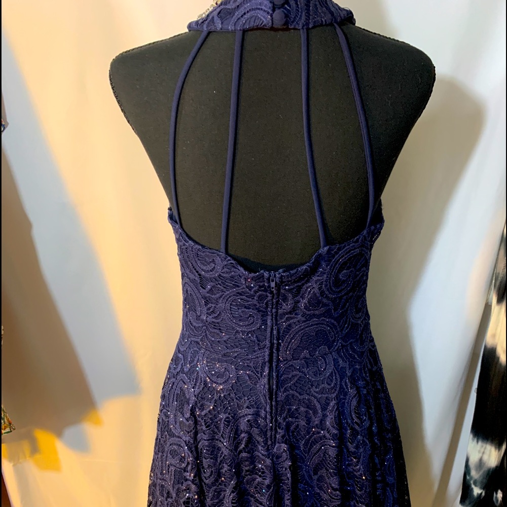 Navy Blue Dress with subtle sparkle